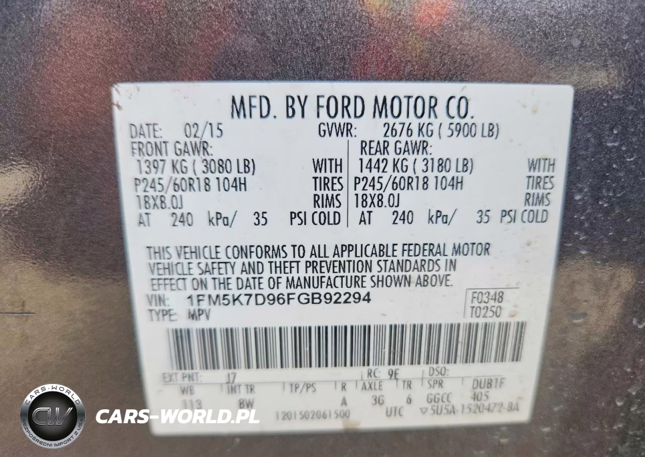 2015 Ford Explorer Xlt VIN:1FM5K7D96FGB92294 - 13