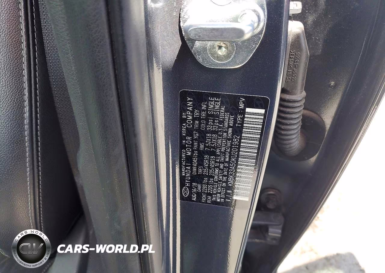 2019 Hyundai Kona Limited VIN:KM8K33A50KU201982 - 12