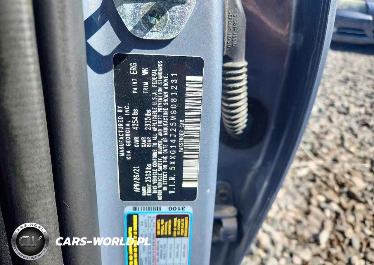 2021 Kia K5 Lxs VIN:5XXG14J25MG081231 - 12