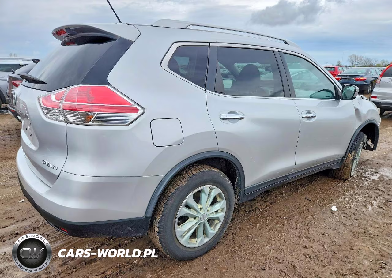 2015 Nissan Rogue Sv VIN:KNMAT2MV4FP518609 - 3