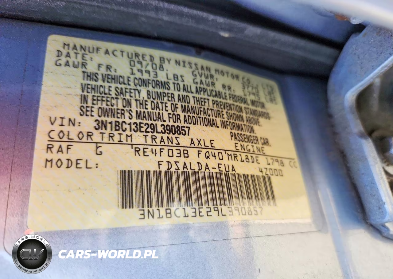 2009 Nissan Versa 1.8 S VIN:3N1BC13E29L390857 - 12