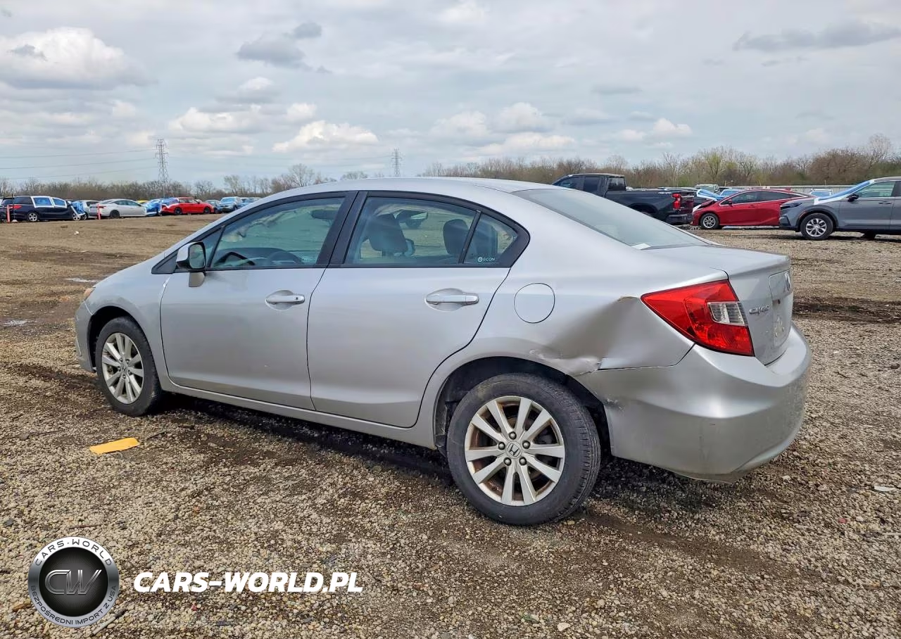 2012 Honda Civic Ex VIN:19XFB2F89CE048458 - 2
