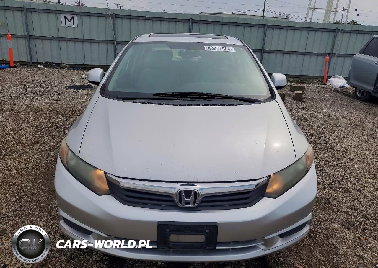 2012 Honda Civic Ex VIN:19XFB2F89CE048458 - 5