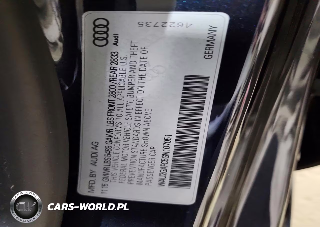 2016 Audi A7 Prestige VIN:WAU2GAFC5GN107051 - 13
