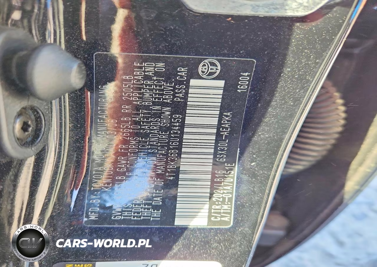 2006 Toyota Avalon Limited VIN:4T1BK36B16U134459 - 12
