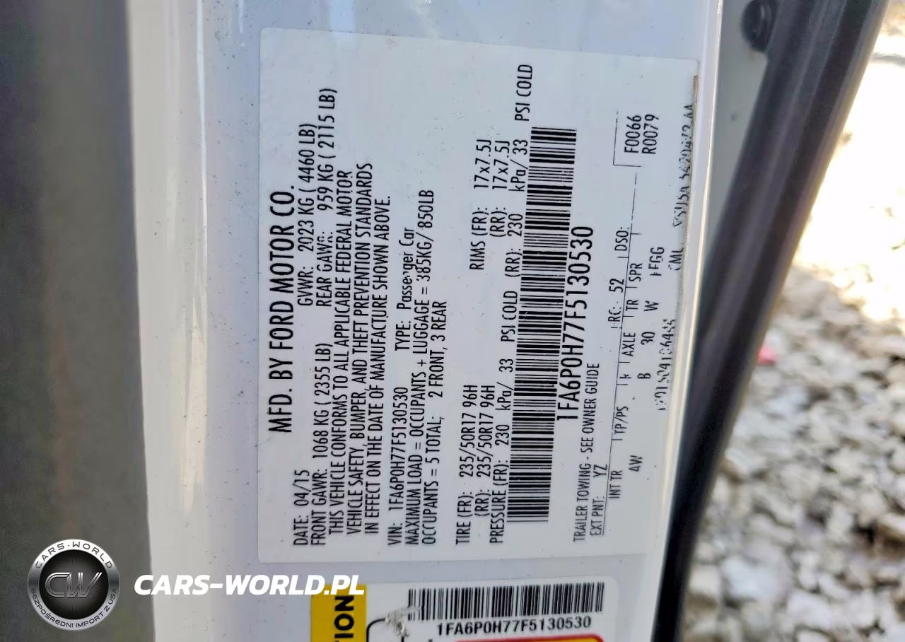 2015 Ford Fusion Se VIN:1FA6P0H77F5130530 - 12