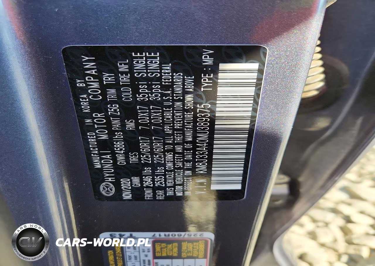 2021 Hyundai Tucson Value VIN:KM8J33A40MU389375 - 13