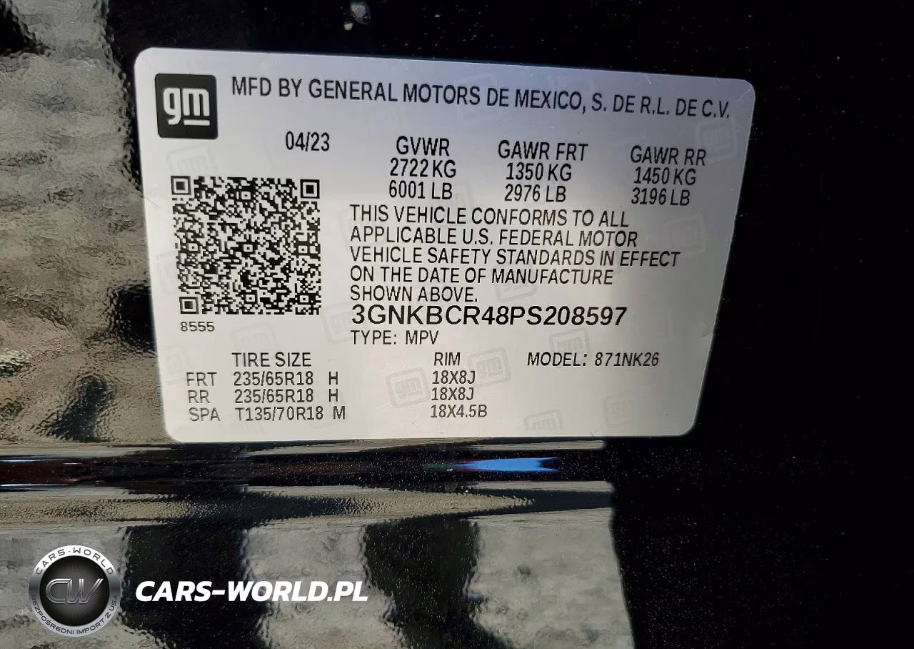 2023 Chevrolet Blazer 2Lt VIN:3GNKBCR48PS208597 - 12