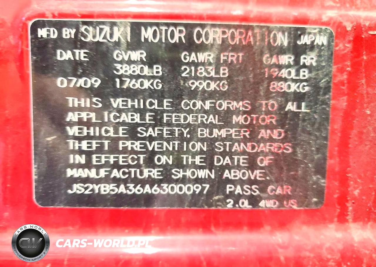 2010 Suzuki Sx4 VIN:JS2YB5A36A6300097 - 12