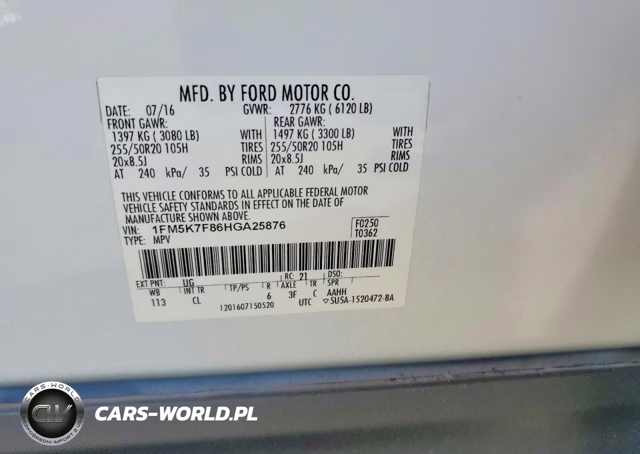 2017 Ford Explorer Limited VIN:1FM5K7F86HGA25876 - 13