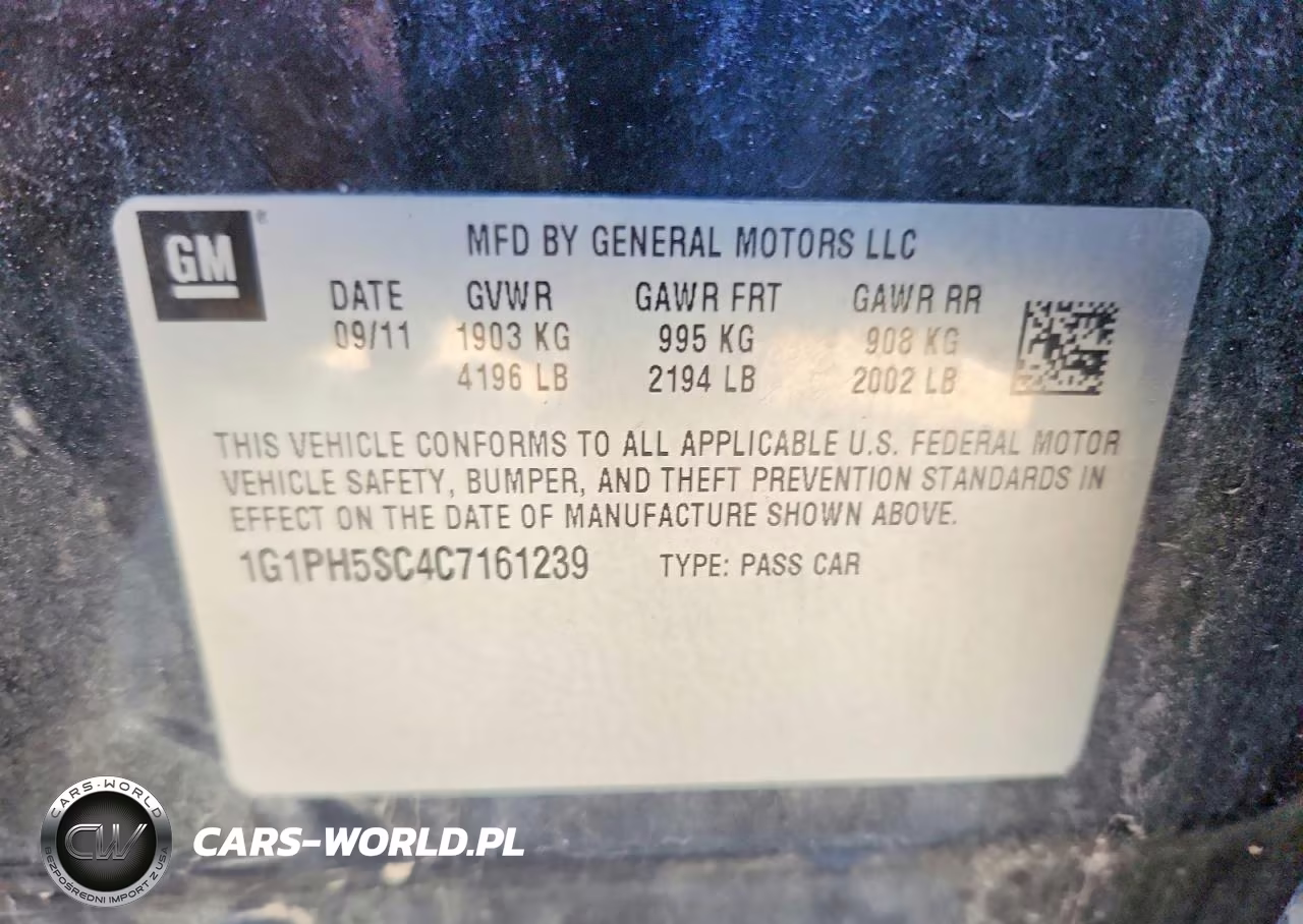 2012 Chevrolet Cruze Ltz VIN:1G1PH5SC4C7161239 - 13