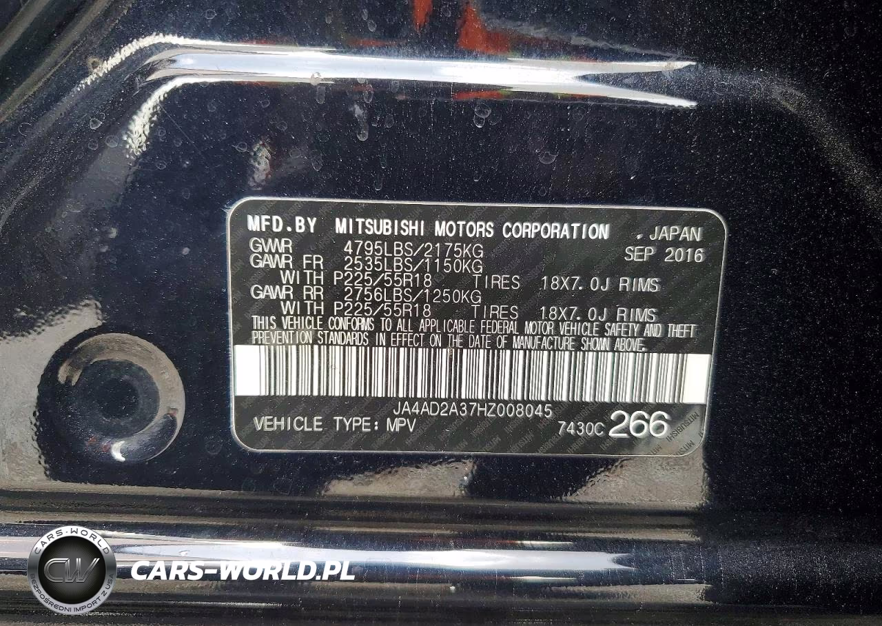 2017 Mitsubishi Outlander Es VIN:JA4AD2A37HZ008045 - 14