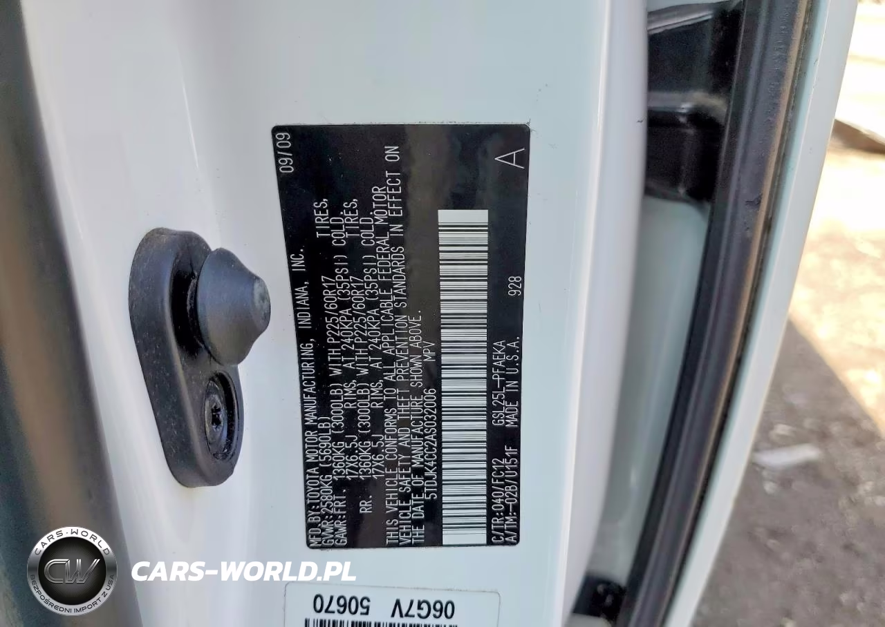 2010 Toyota Sienna Le VIN:5TDJK4CC2AS032006 - 14
