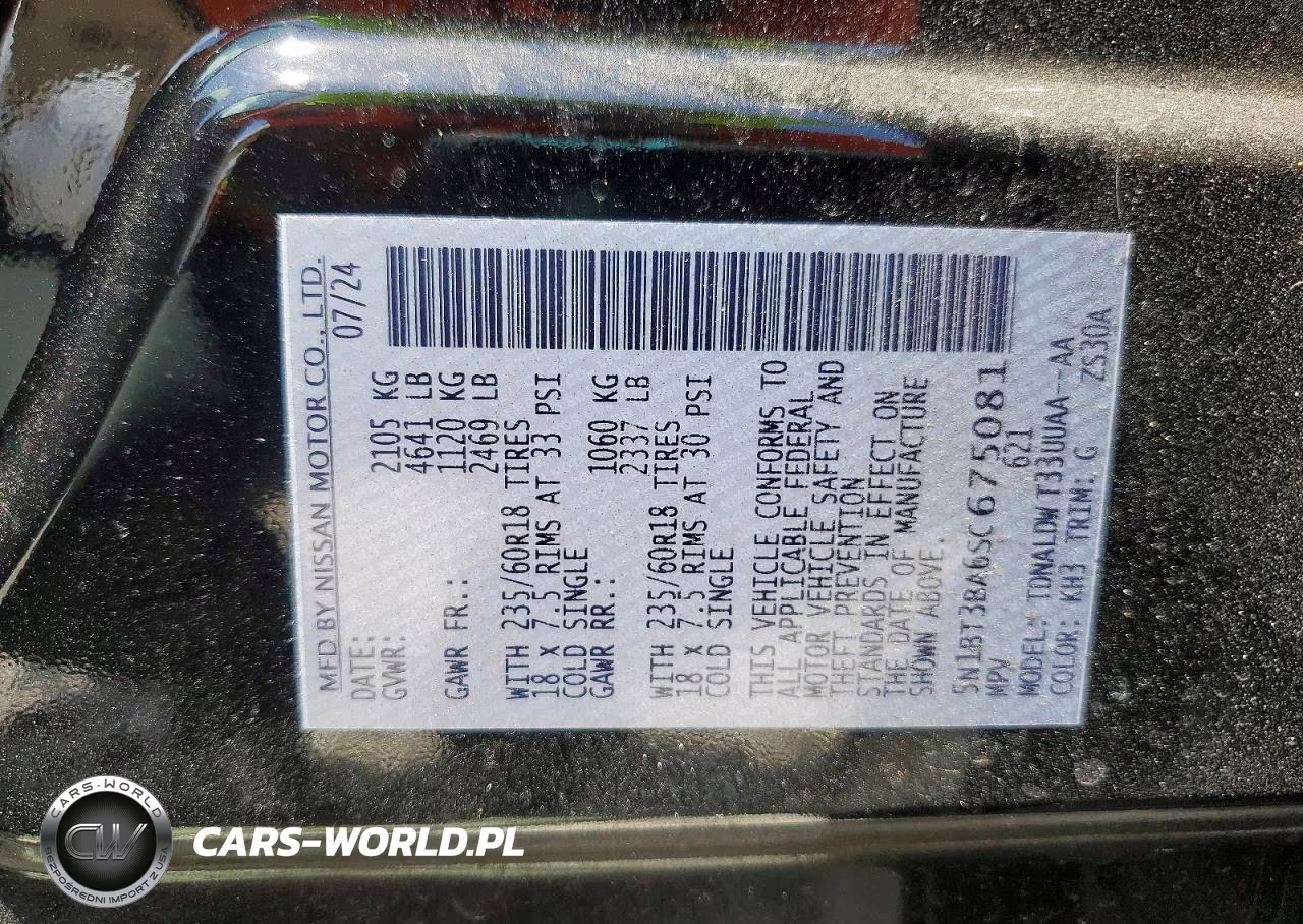 2025 Nissan Rogue Sv VIN:5N1BT3BA6SC675081 - 14