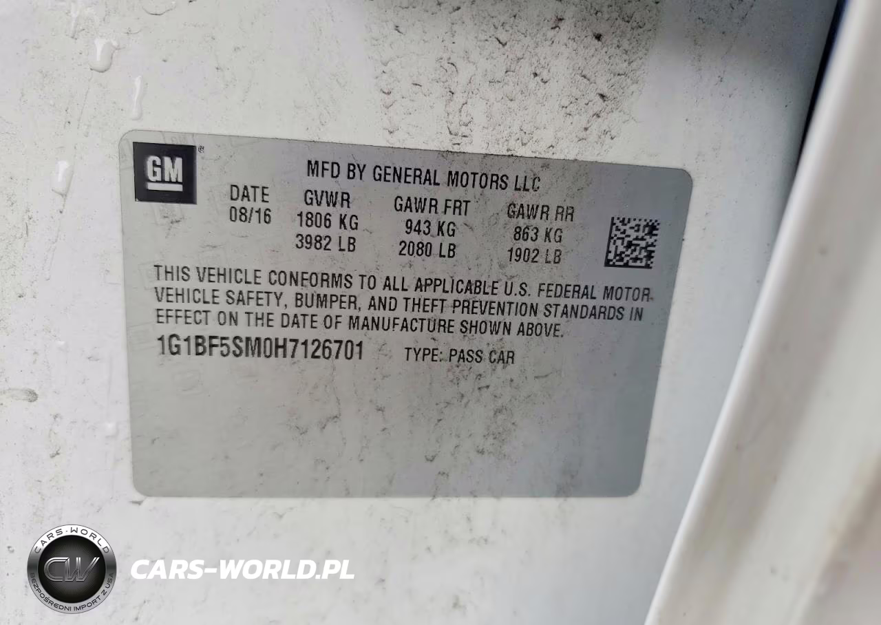 2017 Chevrolet Cruze Premier VIN:1G1BF5SM0H7126701 - 12