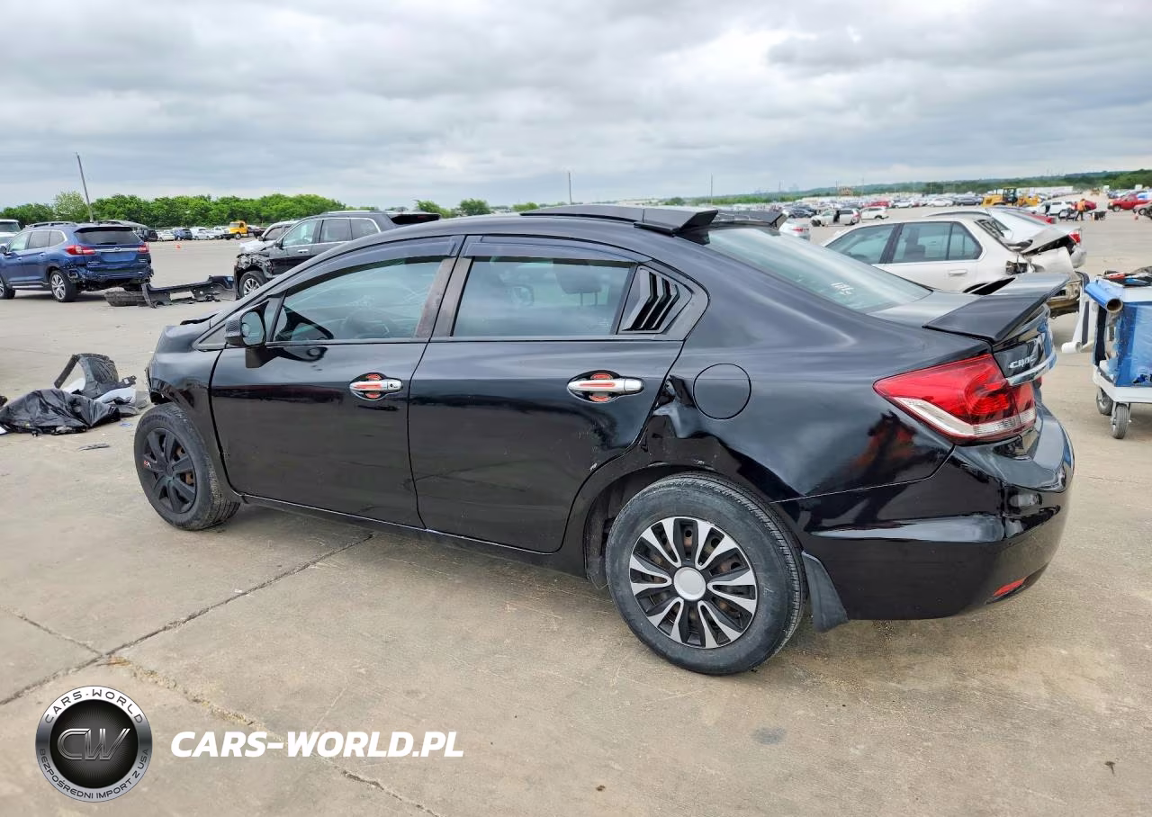 2013 Honda Civic Lx VIN:2HGFB2F58DH572925 - 2
