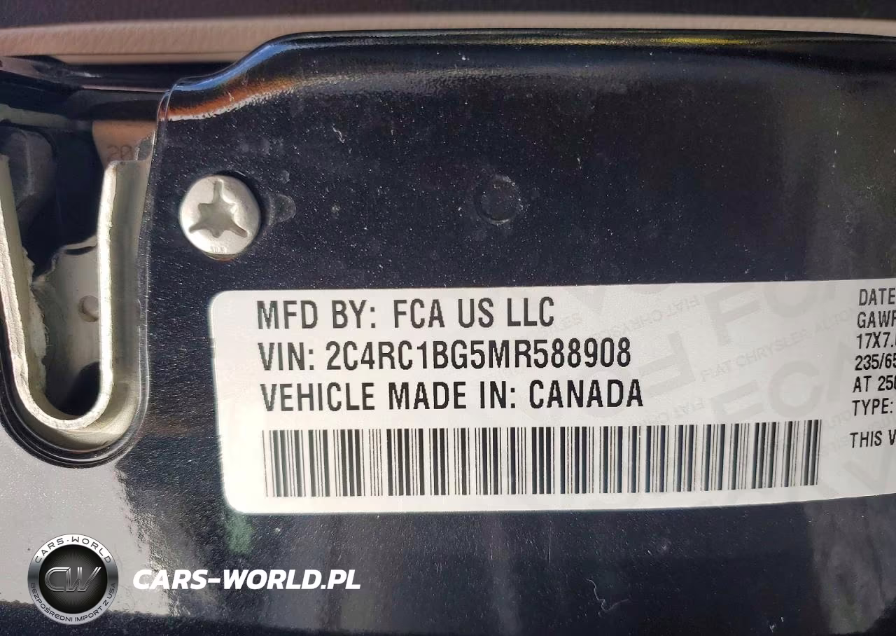 2021 Chrysler Pacifica Touring L VIN:2C4RC1BG5MR588908 - 13