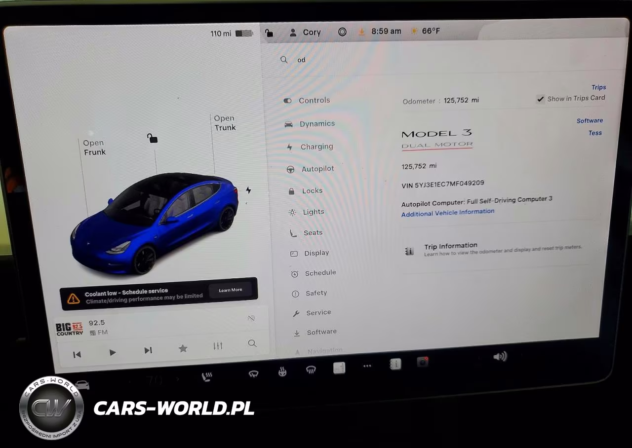 2021 Tesla Model 3 VIN:5YJ3E1EC7MF049209 - 9