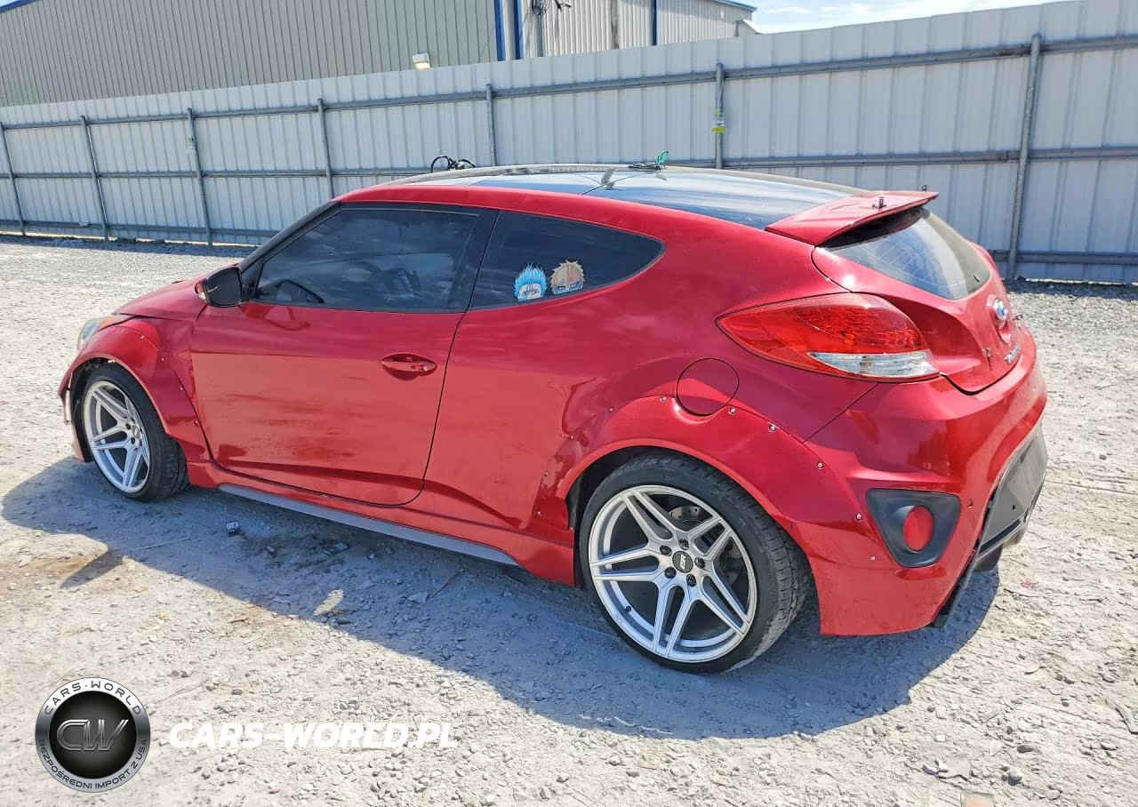 2015 Hyundai Veloster Turbo VIN:KMHTC6AE1FU225283 - 2