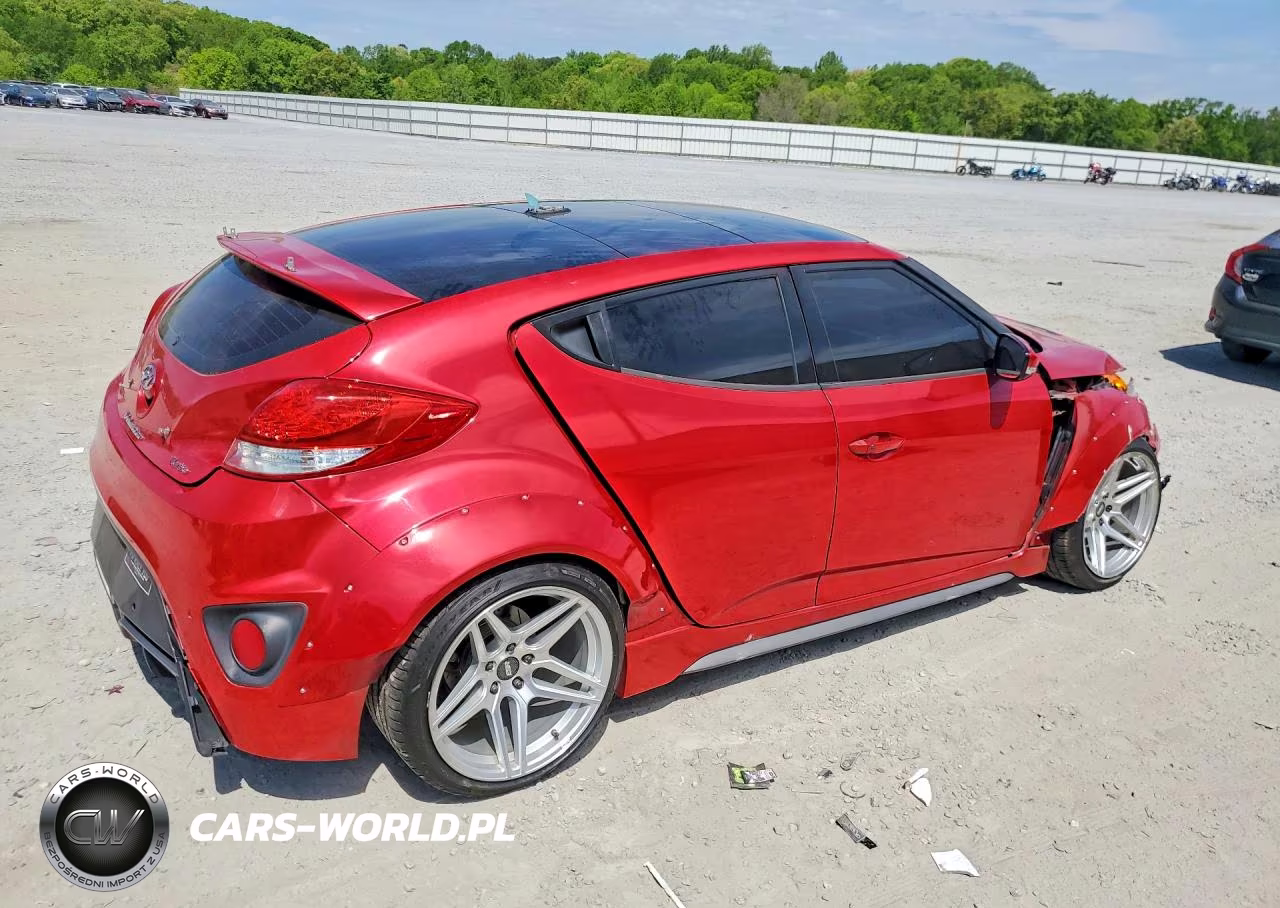 2015 Hyundai Veloster Turbo VIN:KMHTC6AE1FU225283 - 3