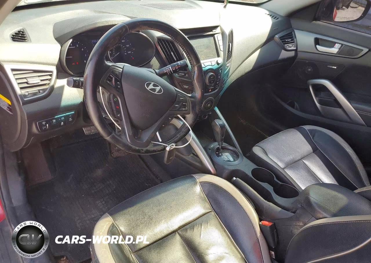 2015 Hyundai Veloster Turbo VIN:KMHTC6AE1FU225283 - 8