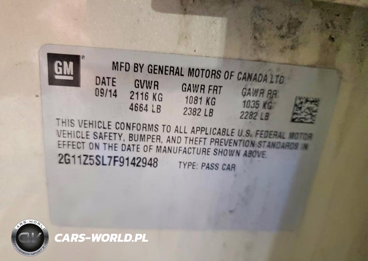 2015 Chevrolet Impala Ls VIN:2G11Z5SL7F9142948 - 12