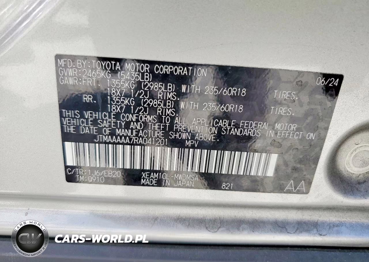 2024 Toyota Bz4X Xle VIN:JTMAAAAA7RA041201 - 14
