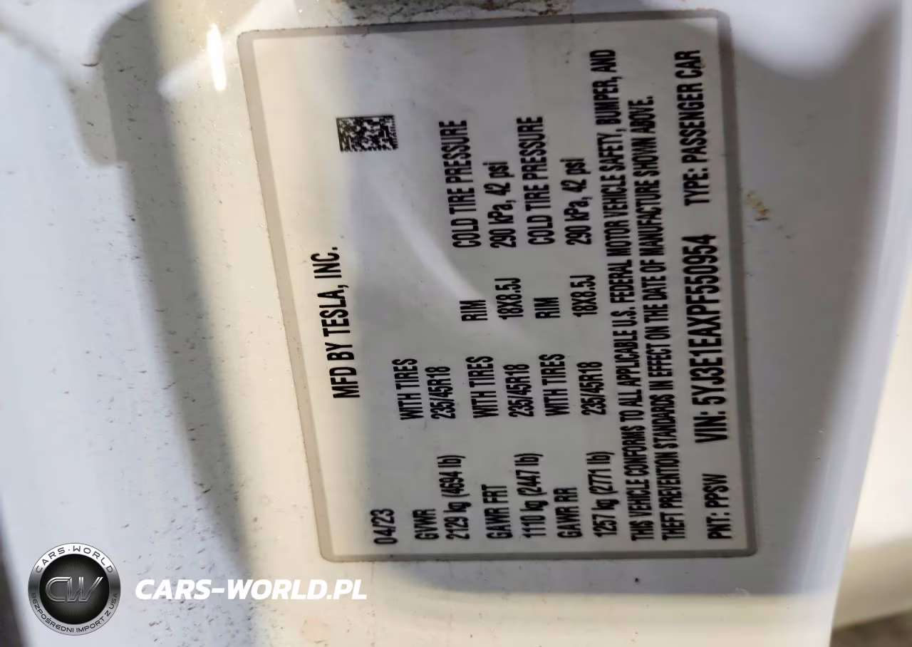 2023 Tesla Model 3 VIN:5YJ3E1EAXPF550954 - 13