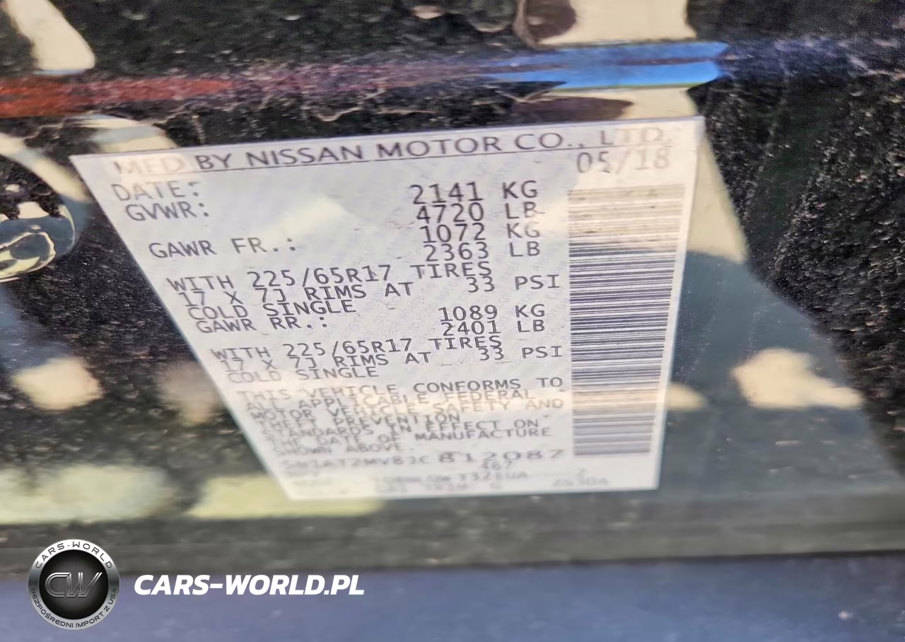 2018 Nissan Rogue Sv VIN:5N1AT2MV8JC812087 - 13