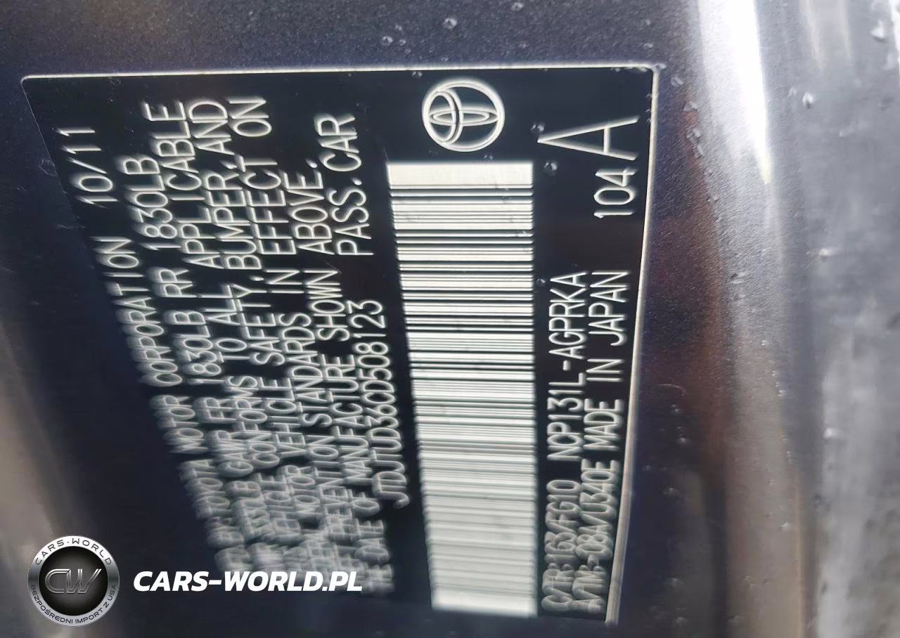 2012 Toyota Yaris 3-Door Le VIN:JTDJTUD36CD508123 - 12
