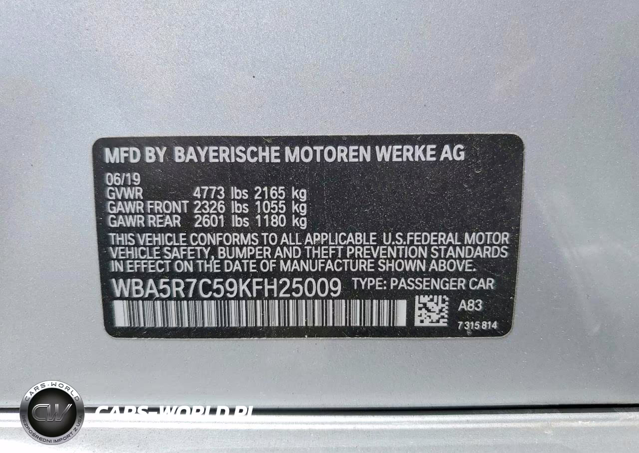 2019 BMW 330Xi VIN:WBA5R7C59KFH25009 - 12