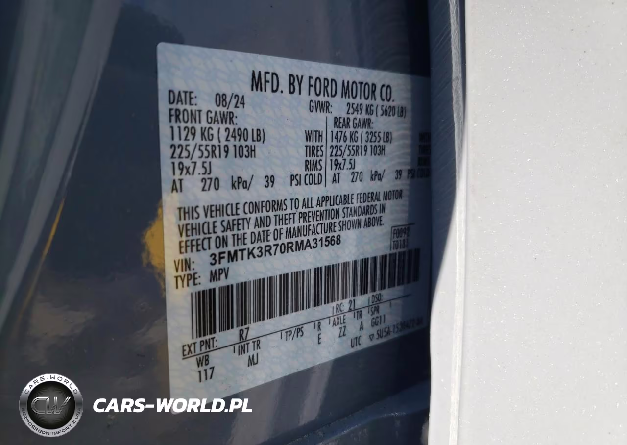 2024 Ford Mustang Mach-E Premium VIN:3FMTK3R70RMA31568 - 14