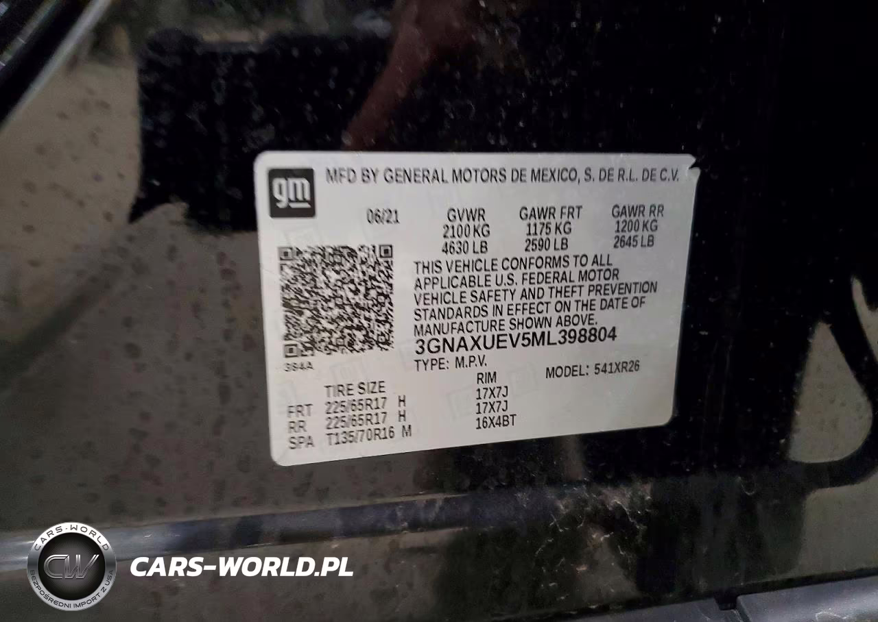 2021 Chevrolet Equinox Lt VIN:3GNAXUEV5ML398804 - 13