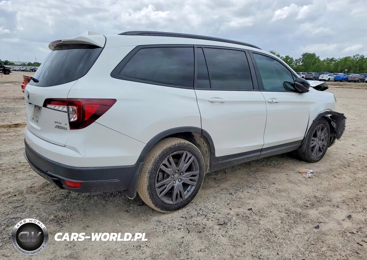 2022 Honda Pilot Sport VIN:5FNYF6H34NB096310 - 3