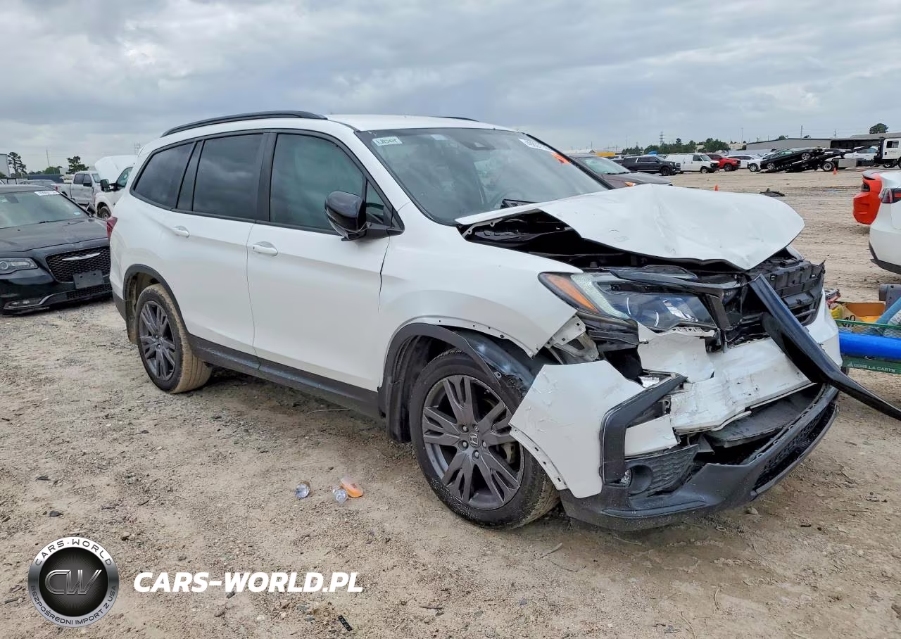 2022 Honda Pilot Sport VIN:5FNYF6H34NB096310 - 4