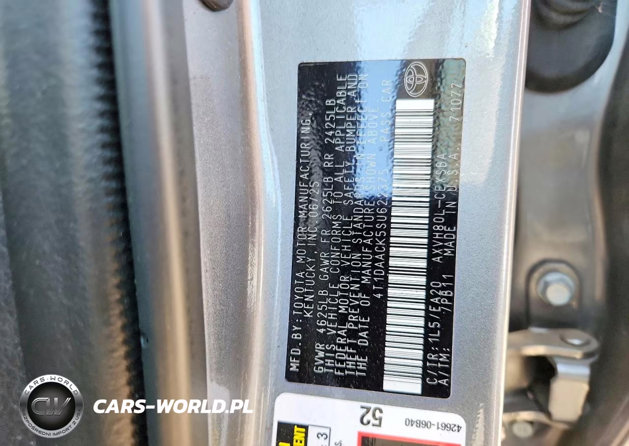 2025 Toyota Camry Se VIN:4T1DAACK5SU622375 - 12