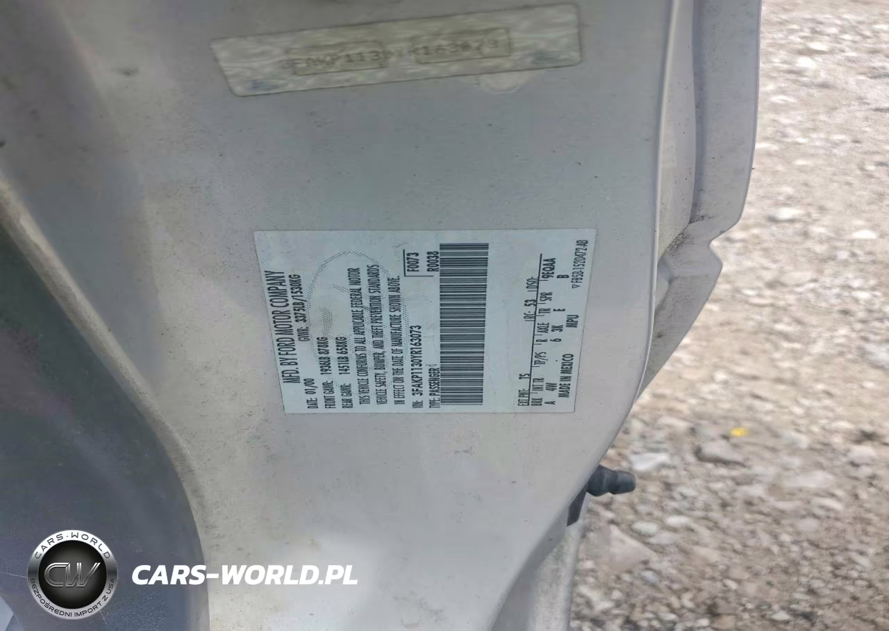 2000 Ford Escort Zx2 VIN:3FAKP1130YR163073 - 12