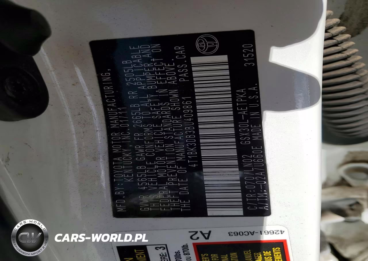 2011 Toyota Avalon Limited VIN:4T1BK3DB3BU409861 - 13