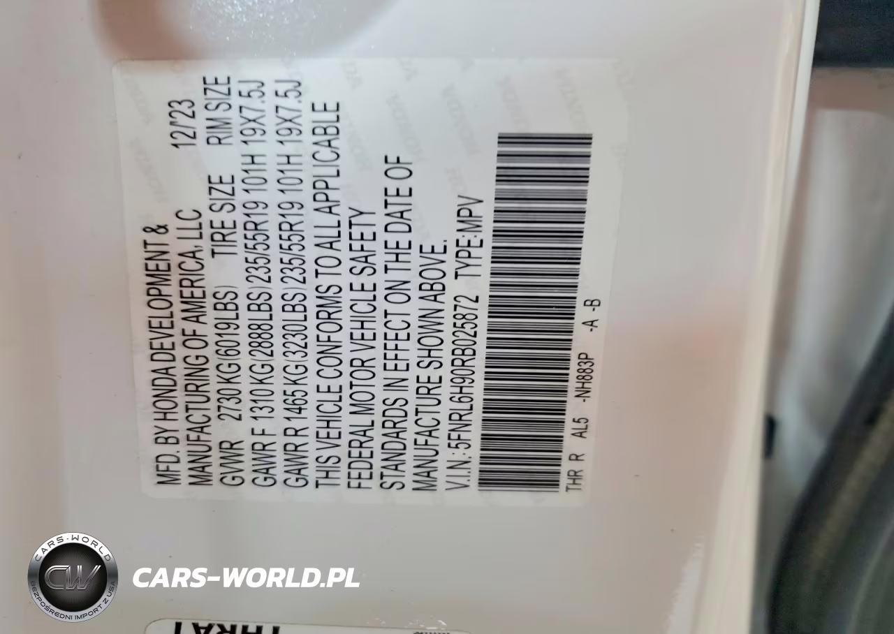 2024 Honda Odyssey Elite VIN:5FNRL6H90RB025872 - 14