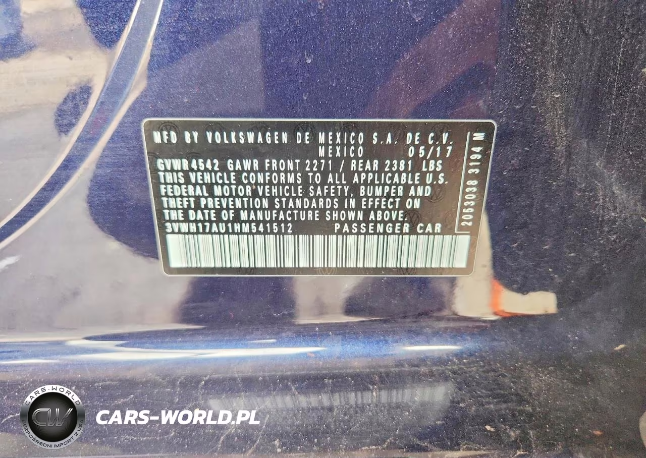 2017 Volkswagen Golf Alltrack S VIN:3VWH17AU1HM541512 - 13