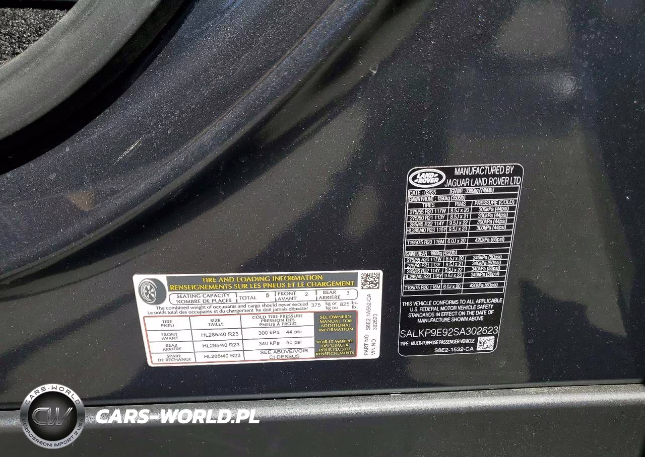 2025 Land Rover Range Rover Se VIN:SALKP9E92SA302623 - 14