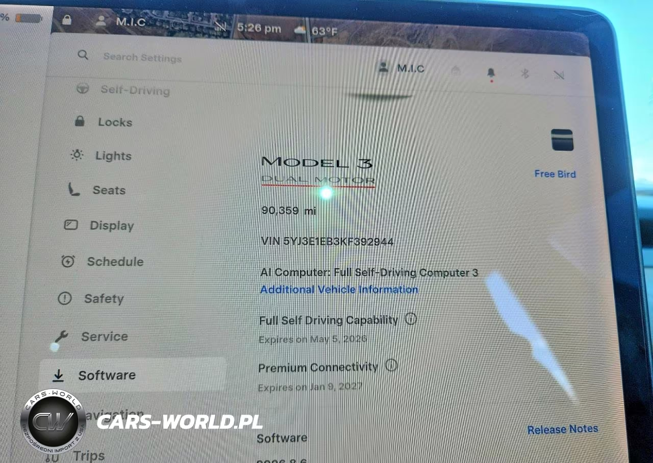 2019 Tesla Model 3 VIN:5YJ3E1EB3KF392944 - 9