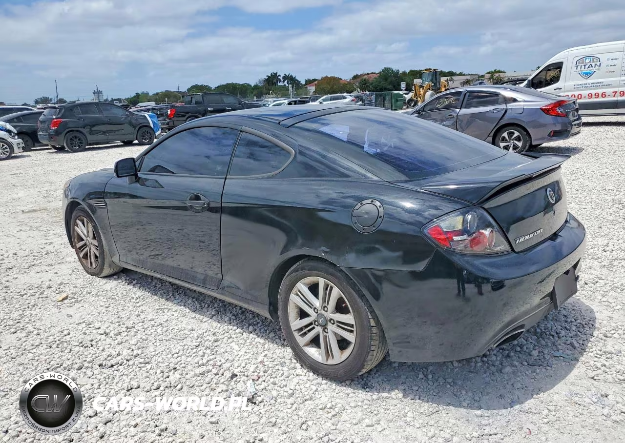 2008 Hyundai Tiburon Gs VIN:KMHHM66DX8U292082 - 2