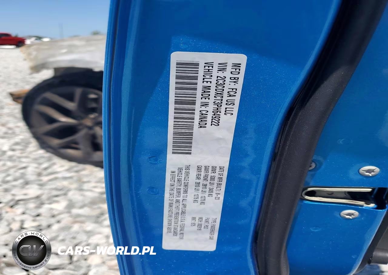 2023 Dodge Charger R VIN:2C3CDXCT3PH649222 - 13