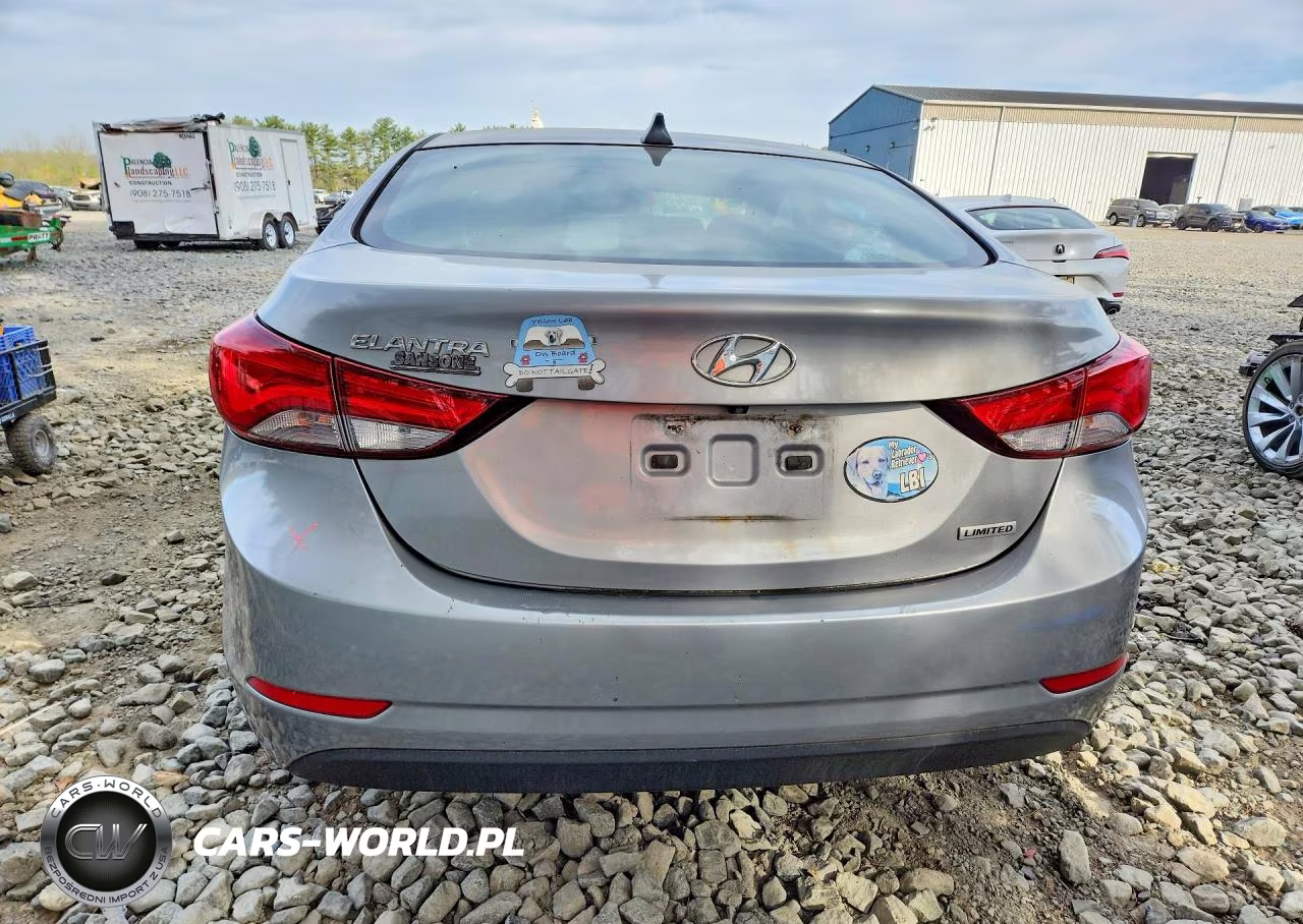 2015 Hyundai Elantra Limited VIN:KMHDH4AE7FU326368 - 6