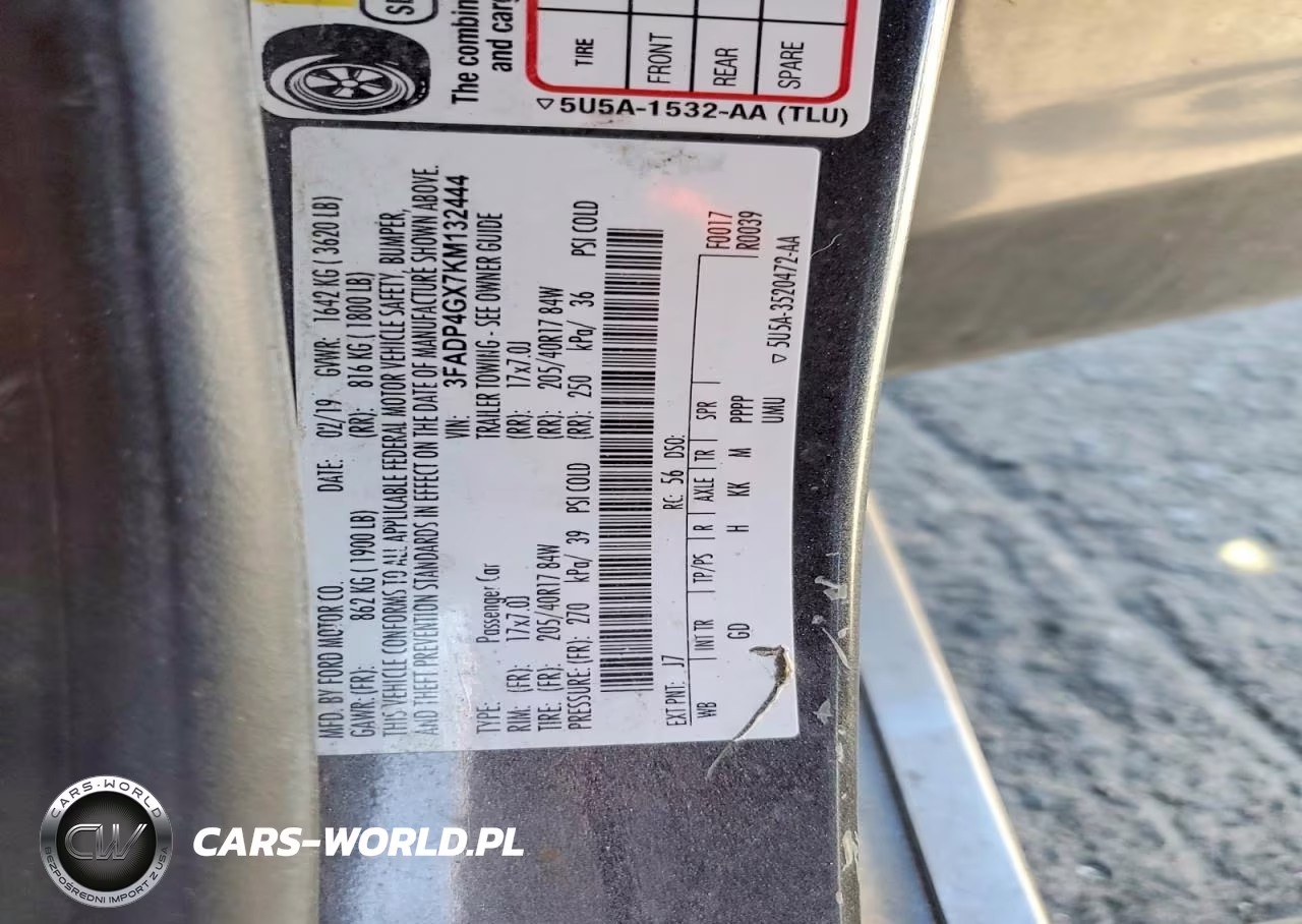2019 Ford Fiesta St VIN:3FADP4GX7KM132444 - 12