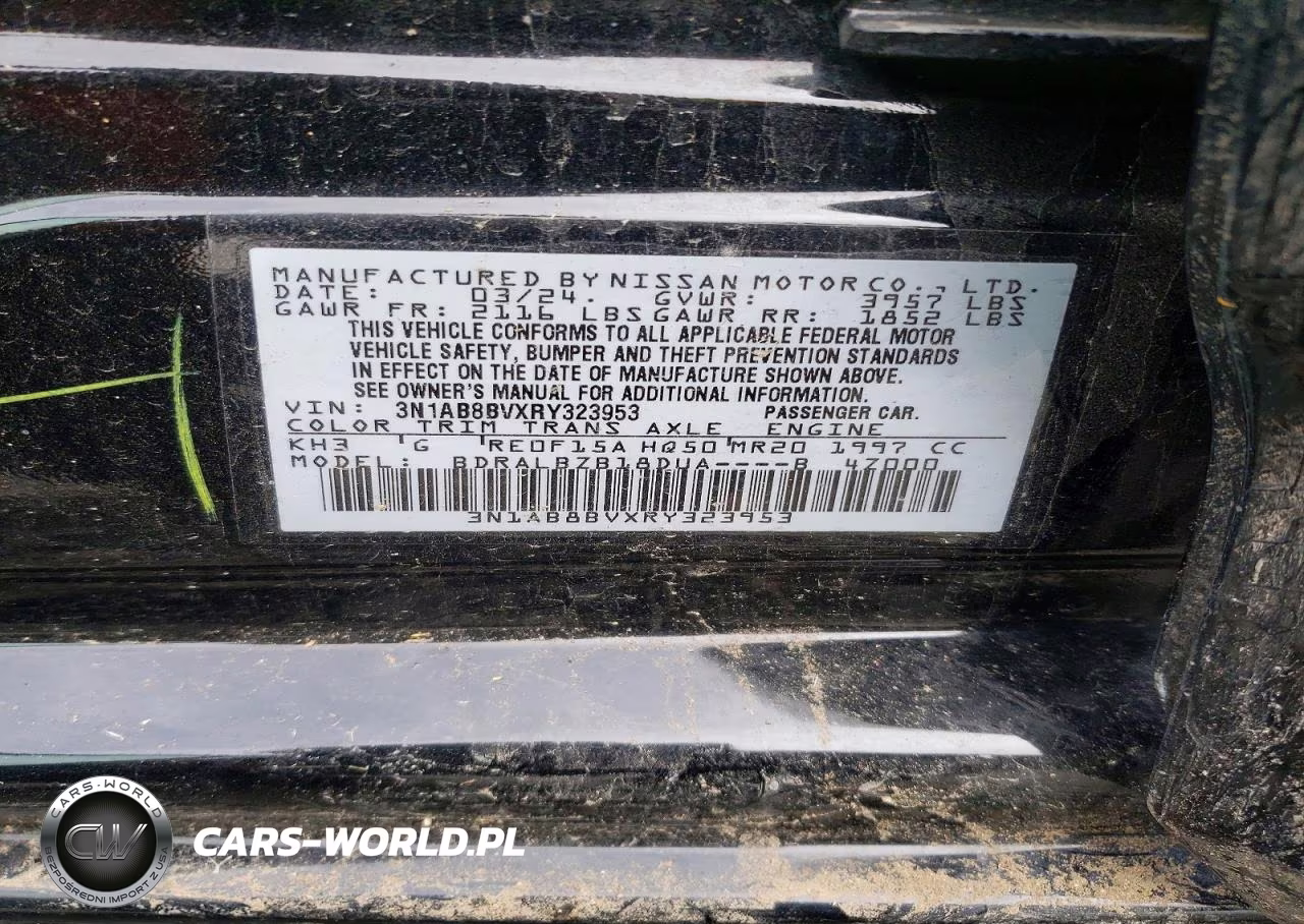 2024 Nissan Sentra S VIN:3N1AB8BVXRY323953 - 13