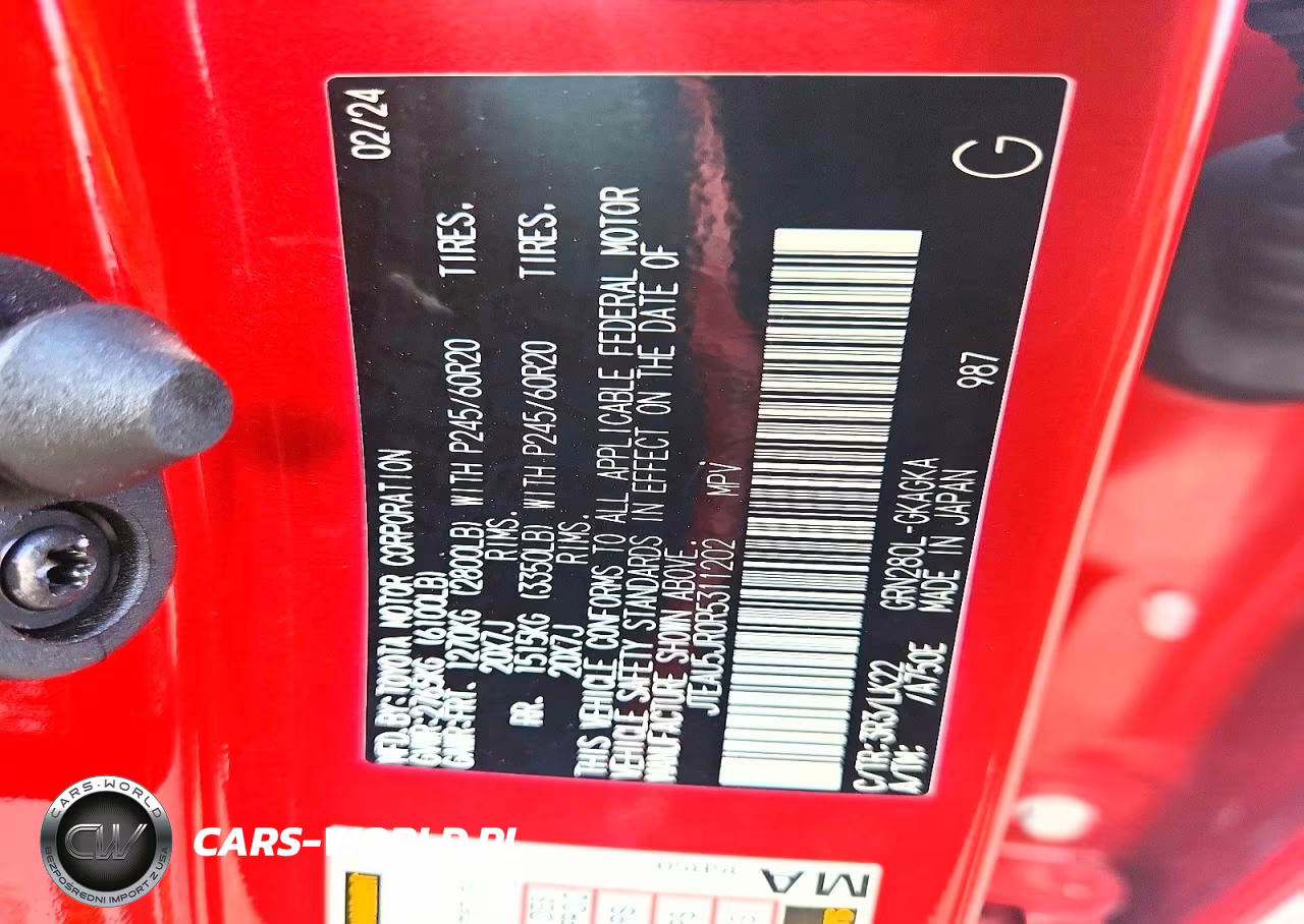 2024 Toyota 4Runner Trd Sport VIN:JTEAU5JR0R5311202 - 12