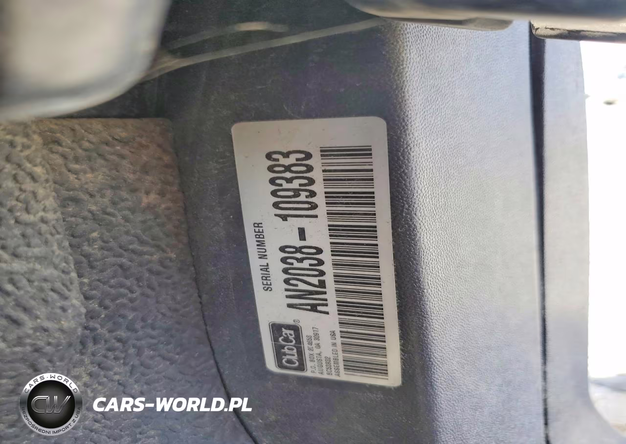2020 Club Car Tempo Lithium Golf Cart VIN:AN2038109383 - 10