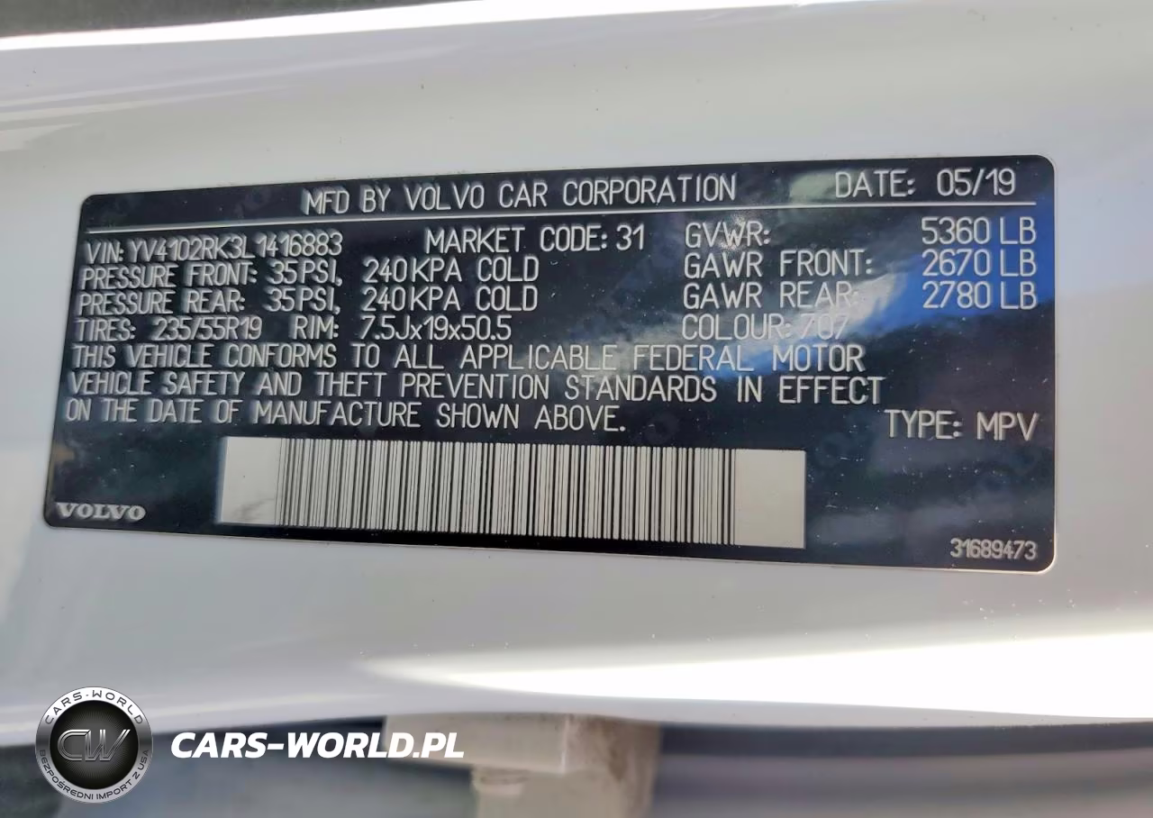 2020 Volvo Xc60 T5 Momentum VIN:YV4102RK3L1416883 - 13